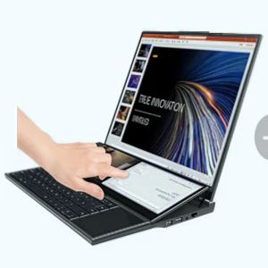 NovaFluxT NF1614DB | 16” + 14” Dual-Screen Laptop | Intel Core i7-10750H | 8GB RAM, 256GB SSD