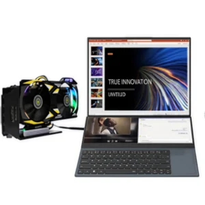 NovaFluxT NF1614DB | 16” + 14” Dual-Screen Laptop | Intel Core i7-10750H | 8GB RAM, 256GB SSD