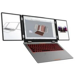 NovaFluxT NF16712S | 16” Triple-Screen Laptop | Intel® Core™ i7-1270P | 8GB RAM, 256GB SSD